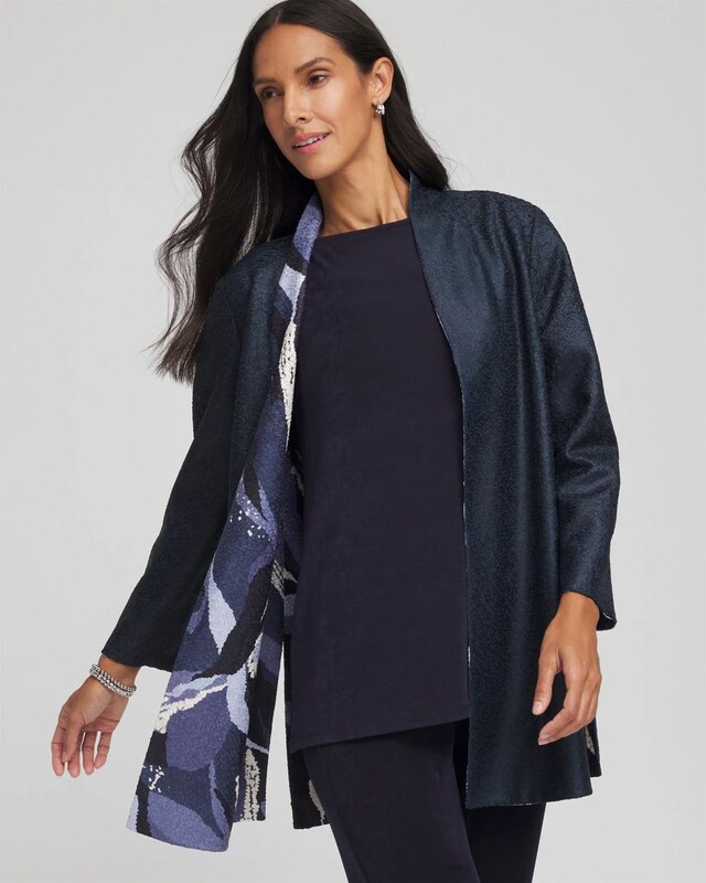 Travelers Wave Reversible Crushed Jacket - image 4